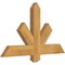 Ekena Millwork Kennewick Rough Sawn Timber Gable Bracket, Western Red Cedar, 36"W x 21"H x 2"D x 4"F, 14/12 Pitch GBW036X21X0204KEN00RWR - alternate 4